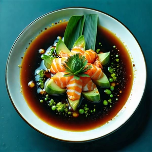 Lifestyle Unreal Engine: Plant-based Dish Prepared With Artistic Presentation With Plate Filled