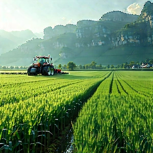 Agricultural Technology In Field Deployment With Large Tractor