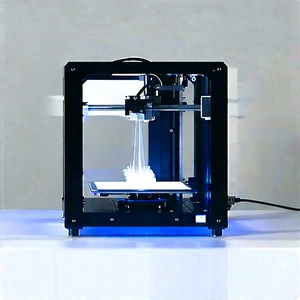 3d Printer With Data Streams With Printer Process