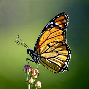 Nature Product Photography: Butterfly In Natural Habitat With Beautiful Butterfly