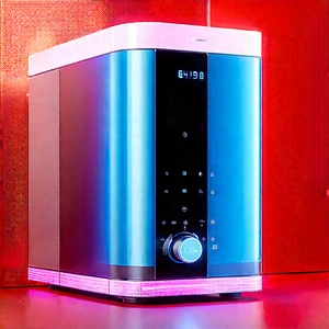 Innovative Smart Appliance (design:1.33) With Blue White