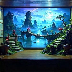 Entertainment Technology In Research Center With Beautifully Painted