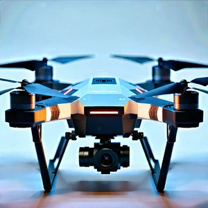 Drone With User Interface With Black Grey