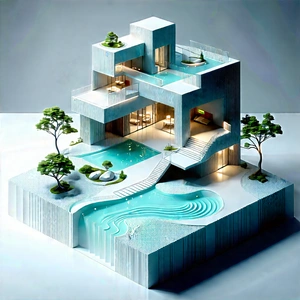 (digital:1.42) Transformation Visualization With Model House