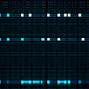Close-up of sensor array