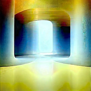 Futuristic Digital Workspace With Colorful, Abstract
