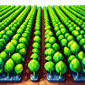 Agricultural Technology In Manufacturing Facility With Image, There