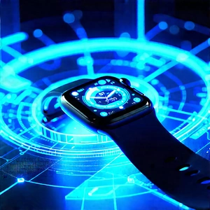 Smart watch with glowing screen