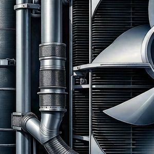 Close-up Of Cooling System With Large Shown