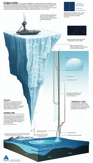 The Image Is A Diagram Showing The Different Layers Of The Earth