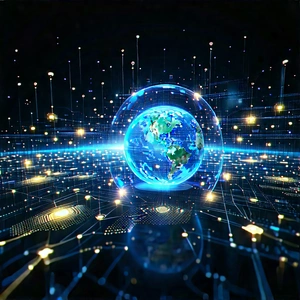 Big Data Visualization With Large, Blue,
