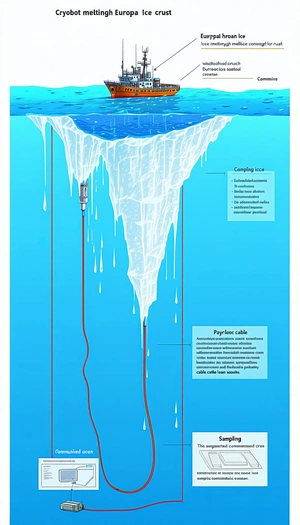 The Image Is A Blue And White Illustration Of An Underwater Scene