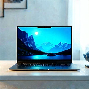 Laptop With Streaming Content With Laptop Computer