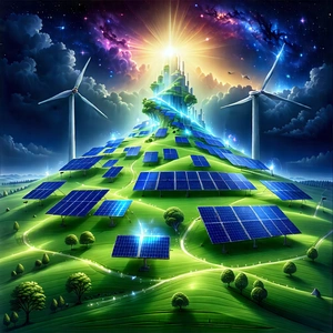 Innovative Renewable Energy (design:1.43) With Image, There