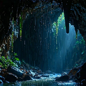 Nature Cinema 4d: Cave Entrance In Rainy Season With Image, There