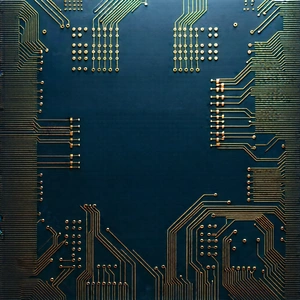 Circuit board with (digital:1.42) particles