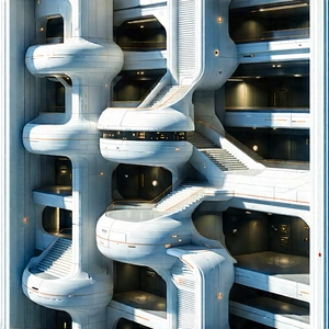 Futuristic Innovation Hub With Image, There