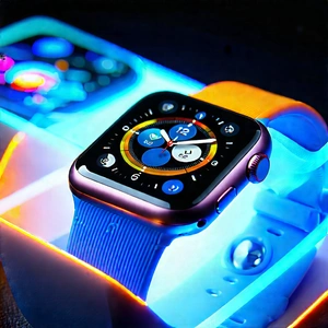 Smart watch with holographic display