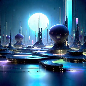 (futuristic:1.18) Innovation Hub With Futuristic Scene,