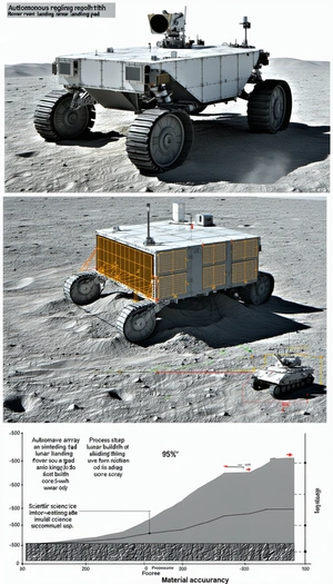 A Large, Four-wheeled Vehicle, Possibly A Tank Or A Rover, Driving On A Sandy Surface