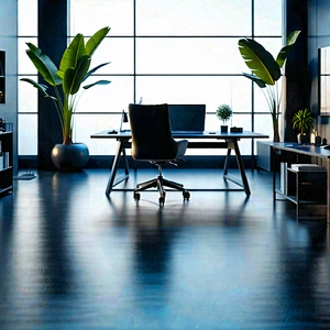 Tech Octane Render: (futuristic:1.38) Tech Startup Office With Modern Office