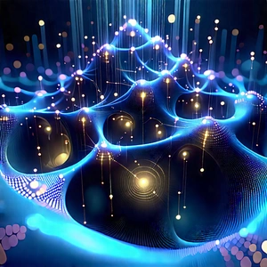Blockchain Network Visualization With Image, There