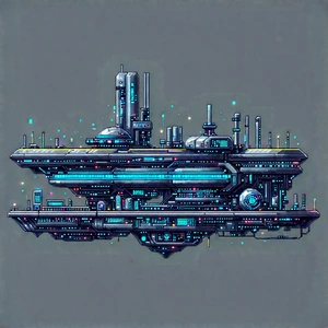 Futuristic Research Laboratory With Futuristic Drawing