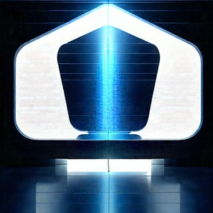 Futuristic Research Laboratory With Futuristic Room
