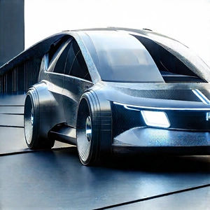 Innovative Electric Vehicle Design With Futuristic Sleek