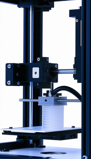 A 3d Printer Is Shown In A Close-up View