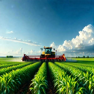 Agricultural Technology In Field Deployment With Large Tractor
