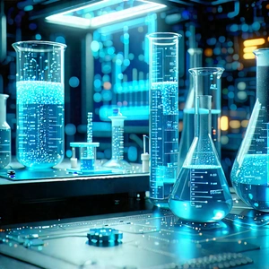 Educational Technology In Modern Laboratory With Image, There