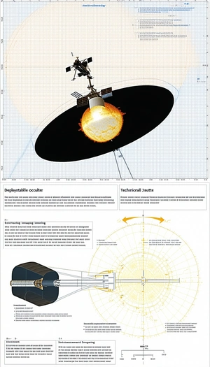 The Image Is A Diagram Of A Spacecraft, Showing The Various Components And Their Functions