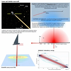 The Image Is A Collection Of Diagrams And Graphs That Explain The Concept Of Laser Sailing