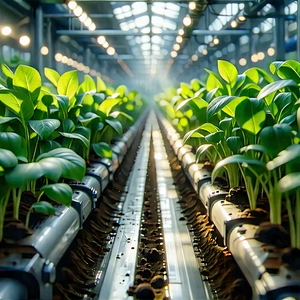 Agricultural Technology In Manufacturing Facility With Image, There