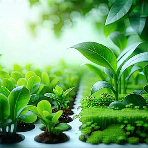 Agricultural Technology In (modern:1.2) Laboratory With Image, There