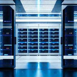 (futuristic:1.18) server room
