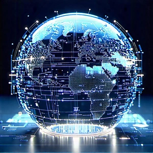 Big Data Visualization With Large, Blue,