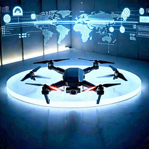 Tech Drone Photography: Machine Learning Visualization With Black Drone