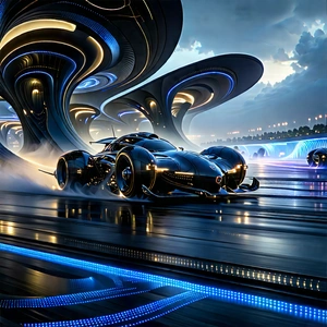 Automotive Technology In Field Deployment With Futuristic Race