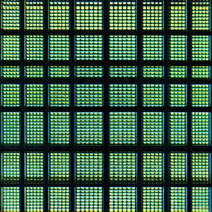Close-up of sensor array