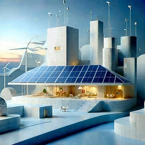Innovative Renewable Energy (design:1.23) With Model Large