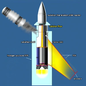 A Rocket Is Shown In A Diagram, With Its Various Components Labeled