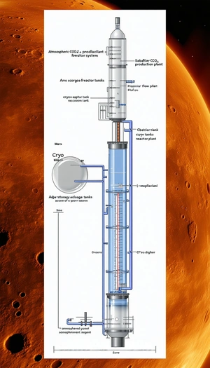 The Image Is A Diagram Of A Space Station, Showing The Various Components And Their Functions