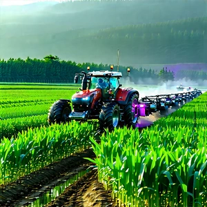 Agricultural Technology In Field Deployment With Image, There