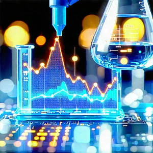Financial Technology In (modern:1.26) Laboratory With Computer Screen