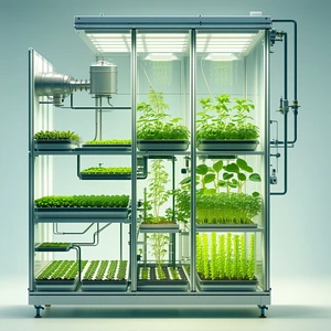 A Large, Well-lit Greenhouse Filled With Various Plants