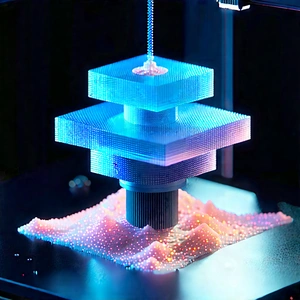 3d printer with (digital:1.34) particles