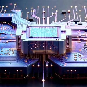 Circuit board with data streams