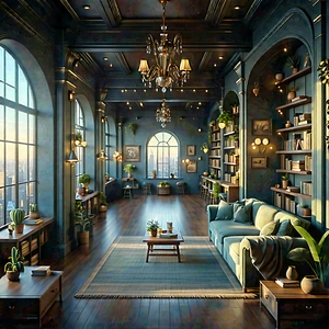 Urban Aerial Photography: Urban loft with ornate details